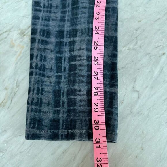 Cabi Jeans Navy Gray Grid curvy Skinny Denim Jeans size 8 cotton stretch - Picture 8 of 8